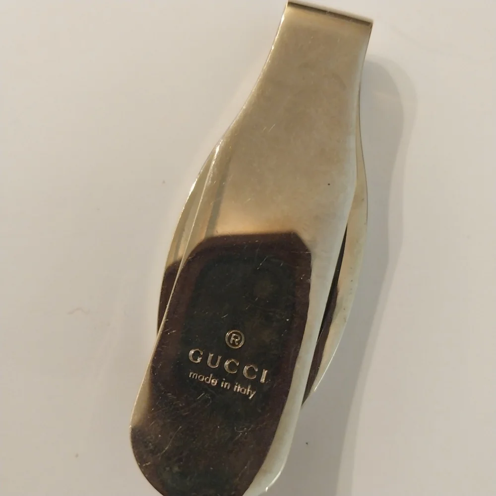 Gucci gold Money Clip